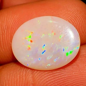 2 Ct, Natural Australian Opal Cabochon, Natural Opal, Welo Opal, Flashy Opal, Australian Opal, Loose Gemstone, Gemstone Cabochon 15x11x2 MM.
