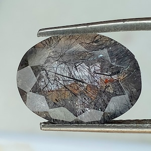 4 Karat, seltener SUPER SEVEN Edelstein mit erstaunlichen 7 Kristallen, Heilstein, Sieben Chakra Melodie Stein, 13x10x7 MM, für einzigartige Schmuckherstellung.
