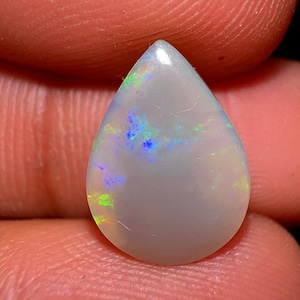 2 Ct, Natural Australian Opal Cabochon, Natural Opal, Welo Opal, Flashy Opal, Australian Opal, Loose Gemstone, Gemstone Cabochon 13x10x4 MM.
