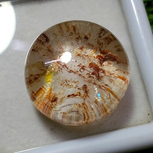36 Carat. Amazing Lodolite Garden Quartz Cabochon Natural Garden Quartz Gemstone 20x20x10 MM Top Quality Handmade Garden Quartz Loose Stone.