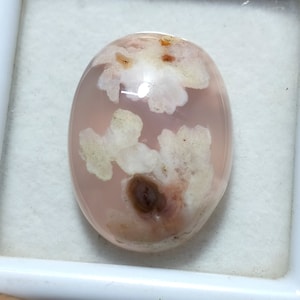 26 Carat, Amazing TURKYISH Pink Chalcedony Gemstone, 25x18x7 MM, Natural Pink Chalcedony Cab, Handmade Pink Chalcedony With Good feelings.