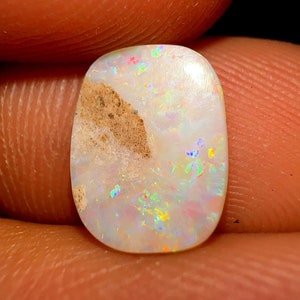 1 Ct, Natural Australian Opal Cabochon, Natural Opal, Welo Opal, Flashy Opal, Australian Opal, Loose Gemstone, Gemstone Cabochon, 11x8x2 MM.