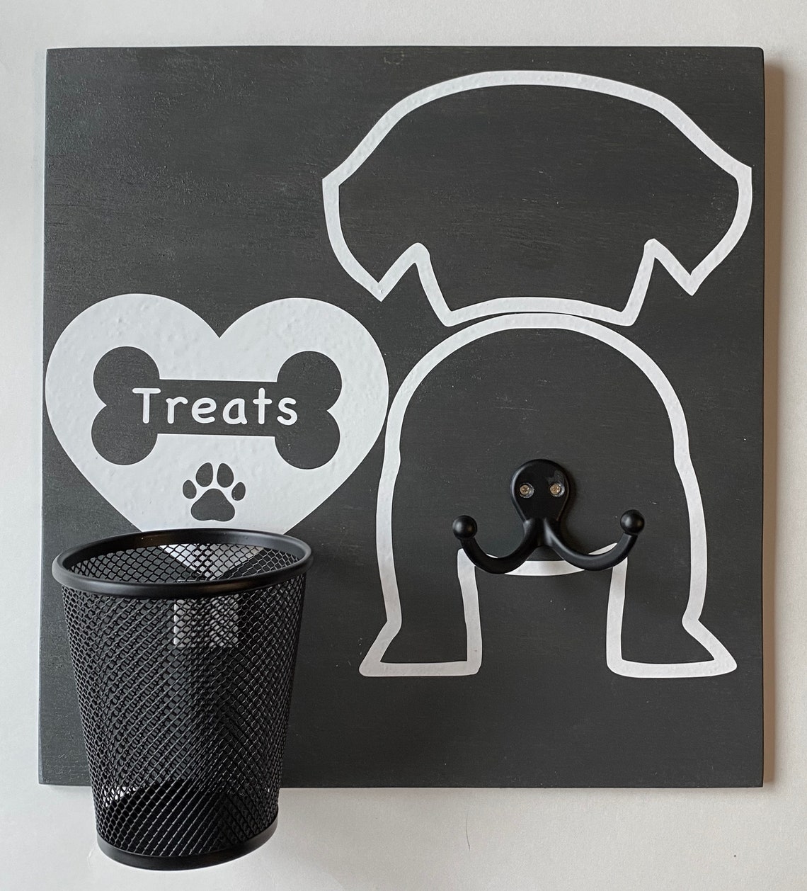 Dog Tail Wall Hook and Treat Holder Etsy