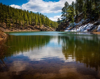 Landscape Photography_Scenic Print of Pactola Lake - Most beautiful lake of the Black Hills South Dakota SD