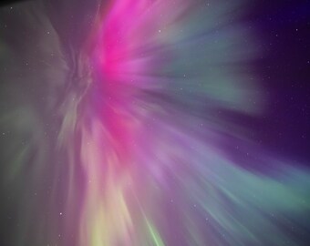 Night Sky_Photography_Cosmic Beauty of the Northern Lights over the Badlands National Park of western South Dakota