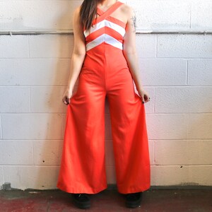 Vintage Peach 70's Jumpsuit image 2