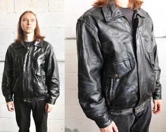 Vintage 80's "Leathers & Soul" Patchwork Jacket