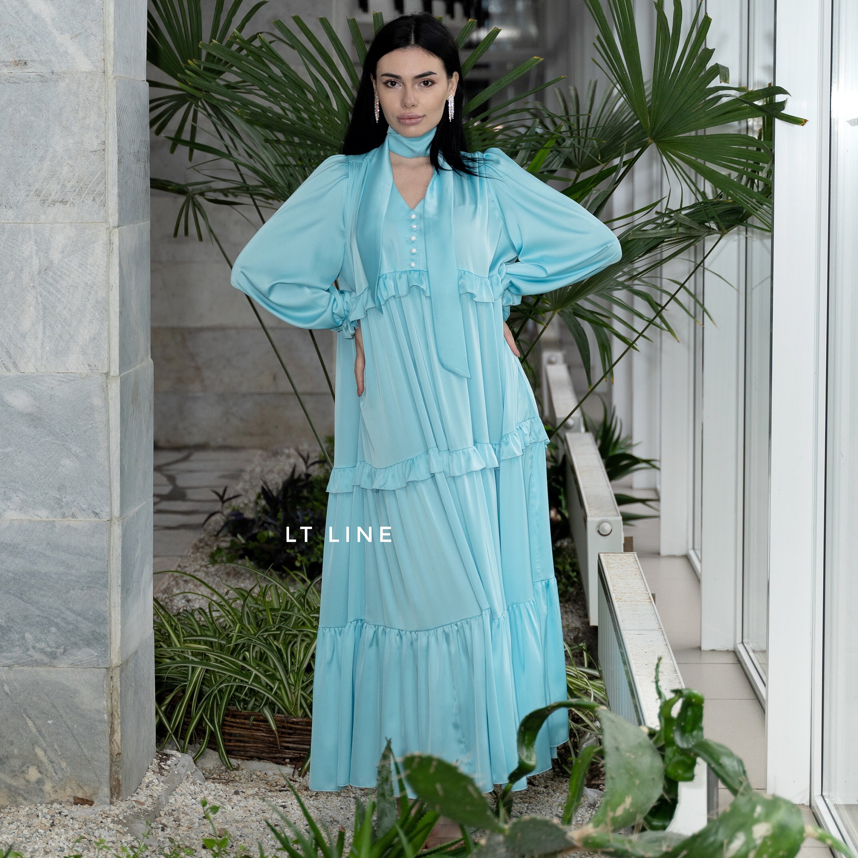 Hawaiian Wedding Silk Flow Drapery 