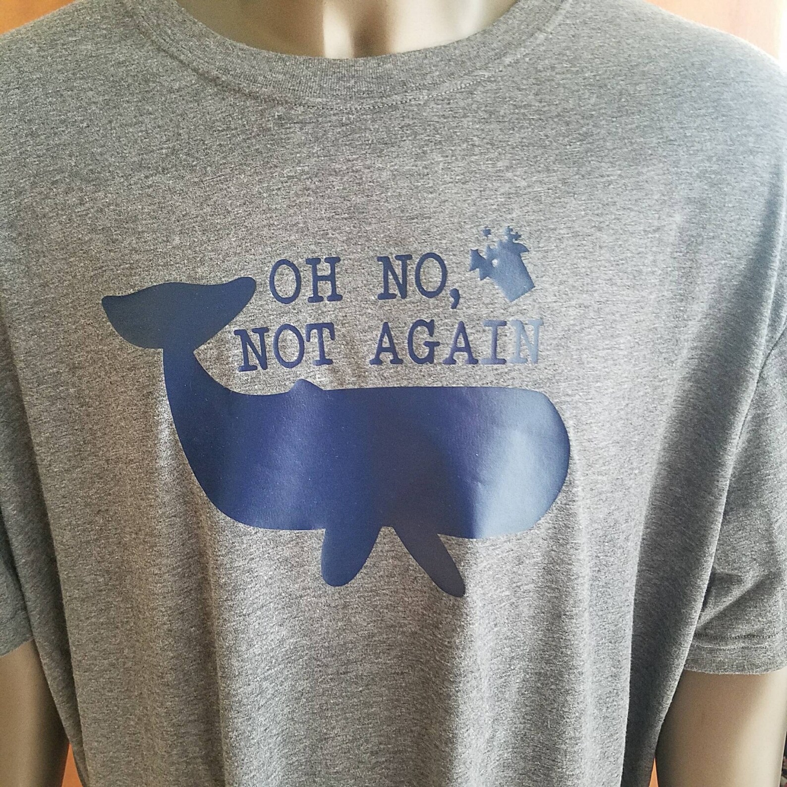 Oh No Not Again Hitchhiker's Guide to the Galaxy Parody Shirt,whale