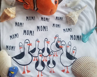Camiseta de Disney Buscando a Nemo para mujer: camiseta de mamá, mamá, camisetas familiares personalizadas de Disney, camisetas de vacaciones de Disney para niños, camisetas de Disney a juego