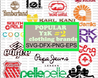 uitslag ondernemer Likken Popular Y2K Brands 2 MEGA Bundle. Svg-png-dfx-eps - Etsy