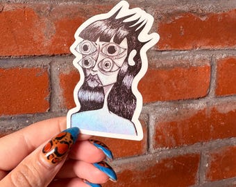 Vinyl Sticker: Monster  (2x3”)