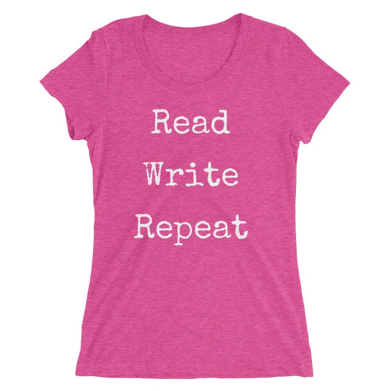 Read Shirt Write Shirt Repeat Shirt Gift for Author | Etsy