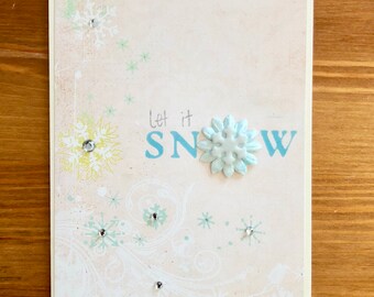 Handmade Card ''Let it Snow''