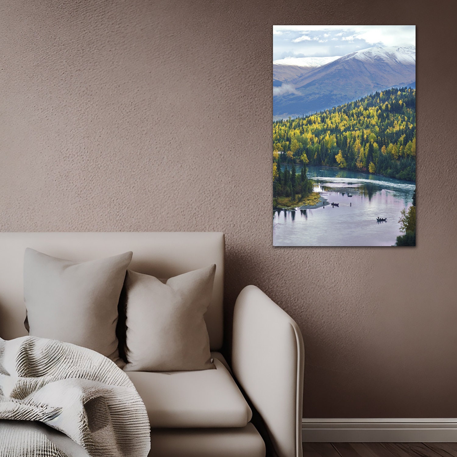 Kenai River Fishermen Print on Metal Kenai Alaska River Etsy