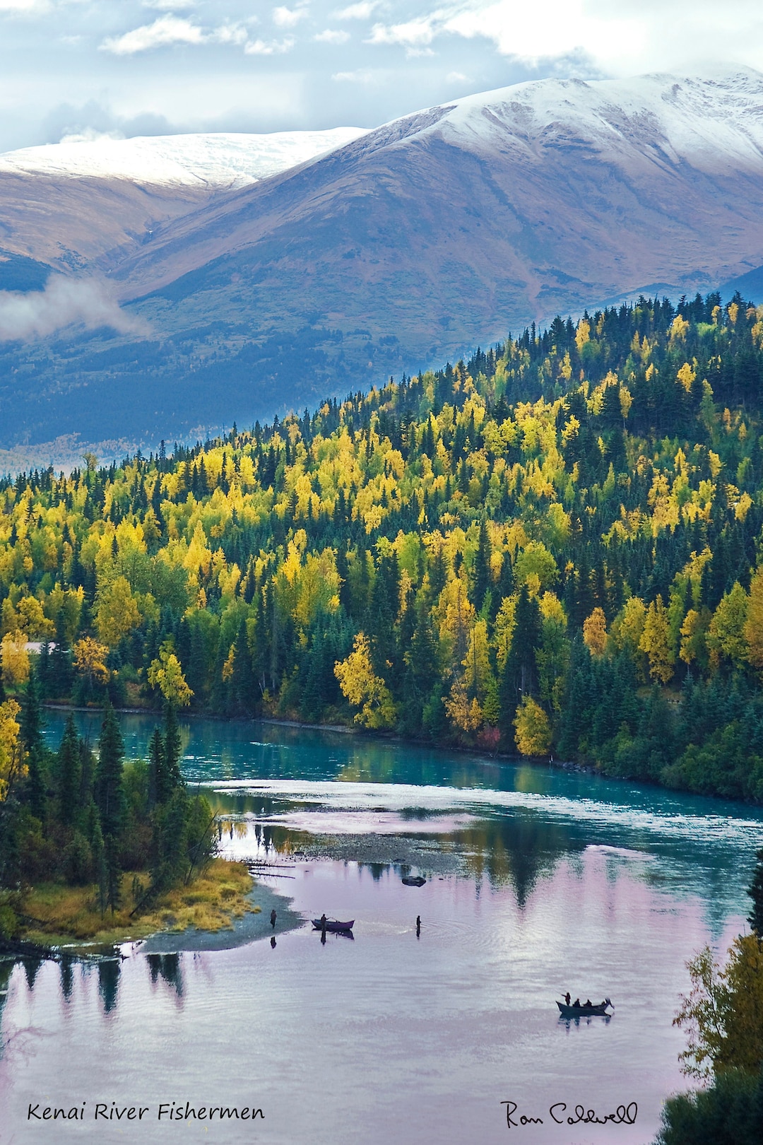 Kenai River Fishermen Print on Metal Kenai Alaska River Etsy