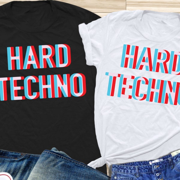 Hard Techno Shirt, Techno Music Shirt, Techno T-shirt, Music Shirt, Rave Outfit, Birthday Shirts, Music Teacher Shirts, Dad Shirt, Mom Shirt