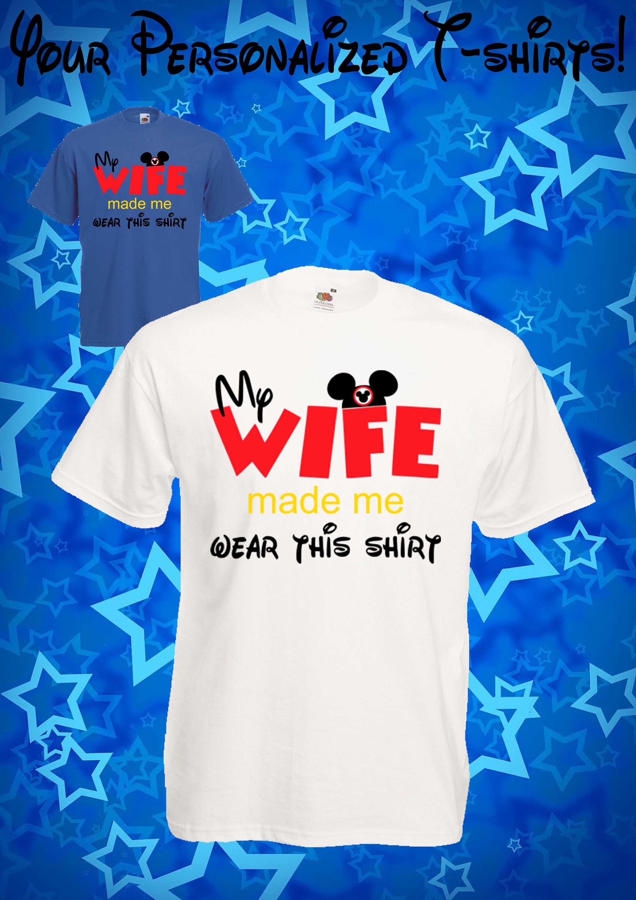 Shirt Mickey Mouse Minnie | Etsy