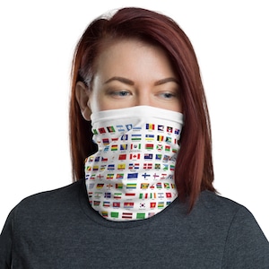 World Flags Neck gaiter Face Mask