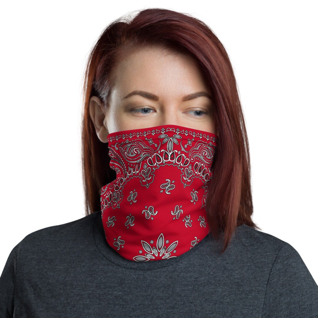 ガズーさま専用　Bandana Fleece Neck Gaiter Red il_1080xN.2301187423_bspz.jpg