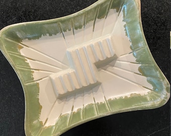 Vintage Mid Century Free Form Design Ashtray