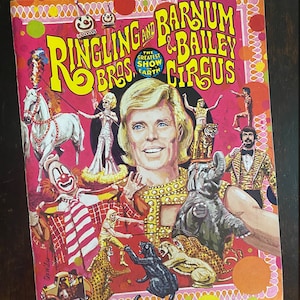 Programa Ringling Bros y Barnum and Bailey vintage, 1978