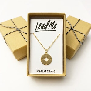 Christian Graduation gifts for girls, Lead Me, Christian necklaces for girls, Christian gifts for girls, Christian jewelry for girls