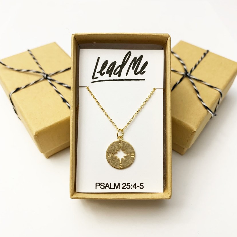 Christian Graduation gifts for girls, Lead Me, Christian necklaces for girls, Christian gifts for girls, Christian jewelry for girls