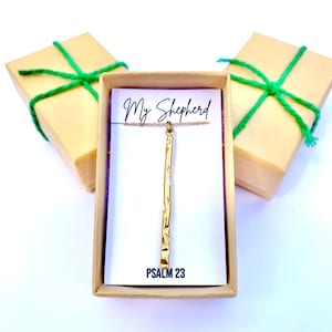 Christlicher Schmuck für Frauen, Der 23. Psalm, Christliche Geschenke für Frauen, Der Herr ist mein Hirte, Christliche Halsketten, ermutigende Geschenke