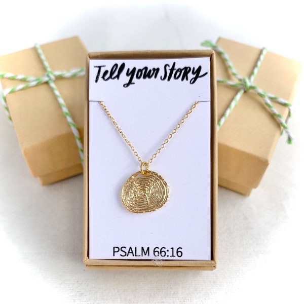 Tell your story, Christian gifts, Christian necklaces, Christian jewelry, gifts for girls, tree necklaces, Christian girl gifts, tree rings