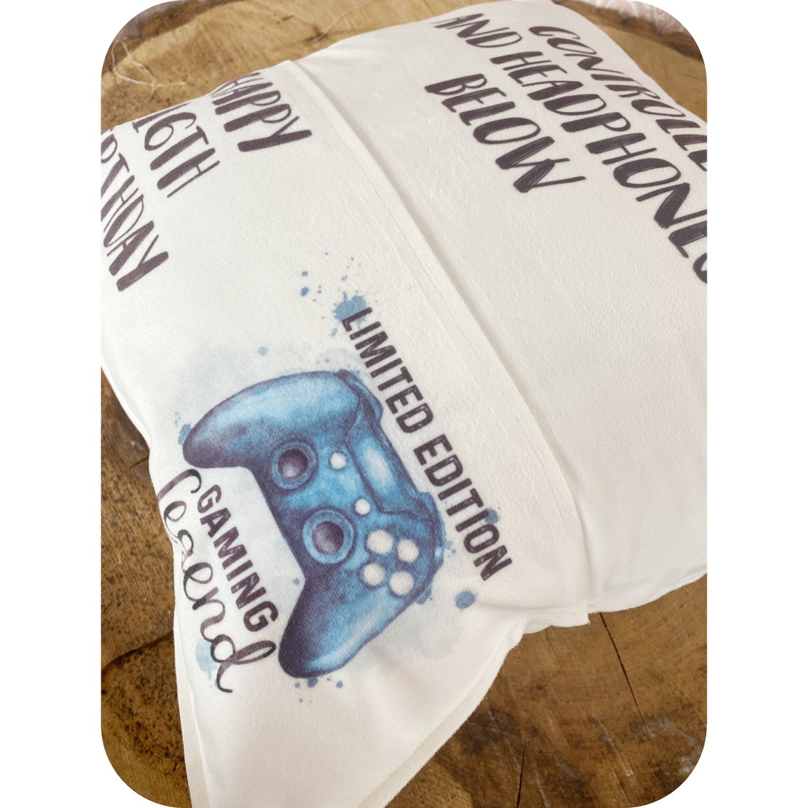 Gaming Personalised Cushion/Pocket Cushion/Gift Idea for Etsy