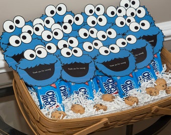 Cookie Monster Favor Etsy