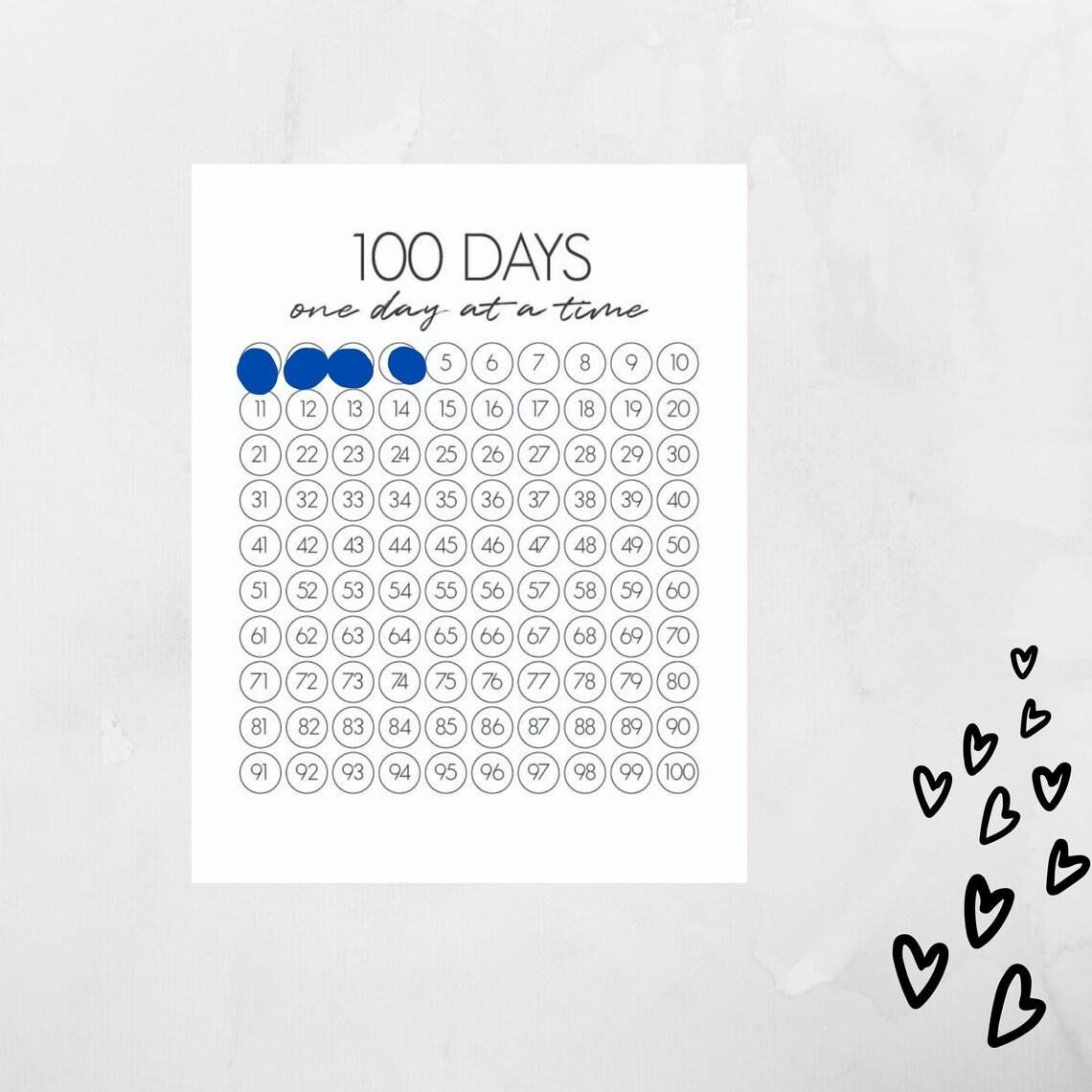100 Days Habit Tracker