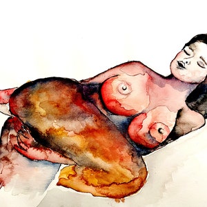 Self love watercolour print