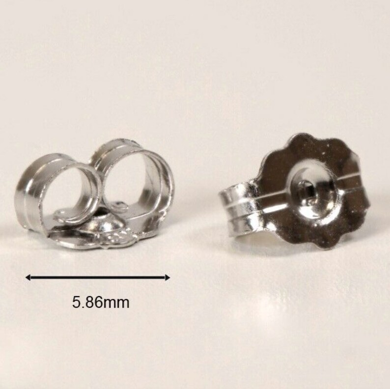 18k Solid Gold Replacement Earrings Backs Push Single or Pair Etsy