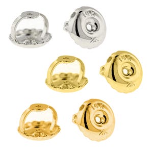 Replacement Earrings Backs Screw Backs Earring Nut Earnut 14k Solid Gold