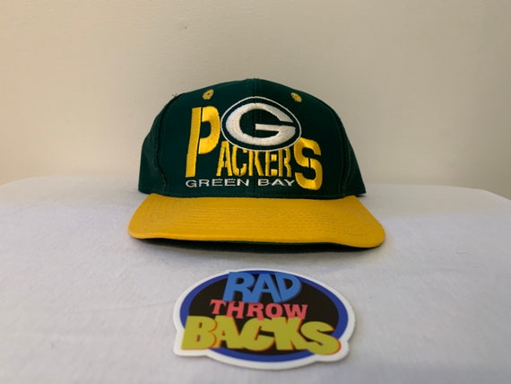 New Dead Stock Vintage 1990s Green Bay Packers NFL Big Logo Green 