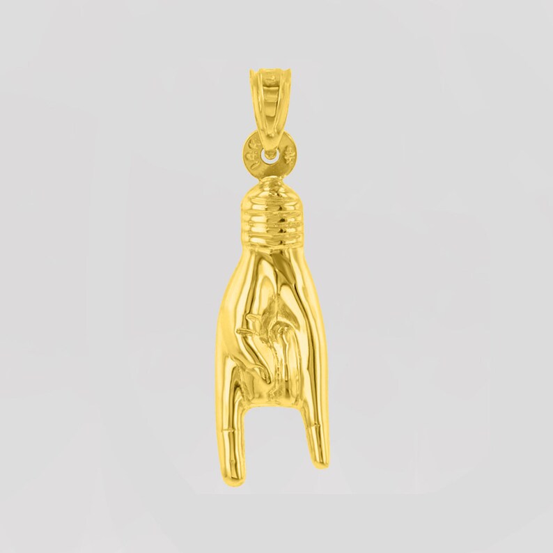 High Polish 14K Yellow Gold Gemini Pendant Zodiac Sign Charm Figaro Chain Necklace