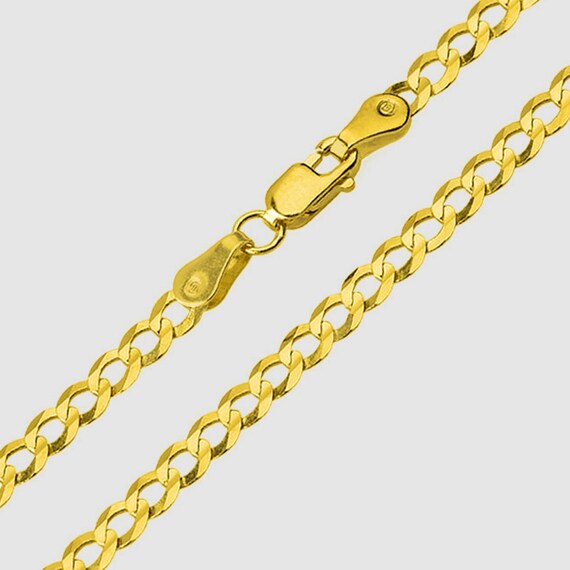 Cuban concave curb chain deals