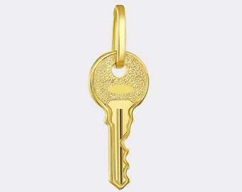 14k A Key Charm Best Quality Free Gift Box 14k A Key Charm Best Quality Free Gift Box