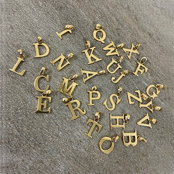 Block letter charms deals