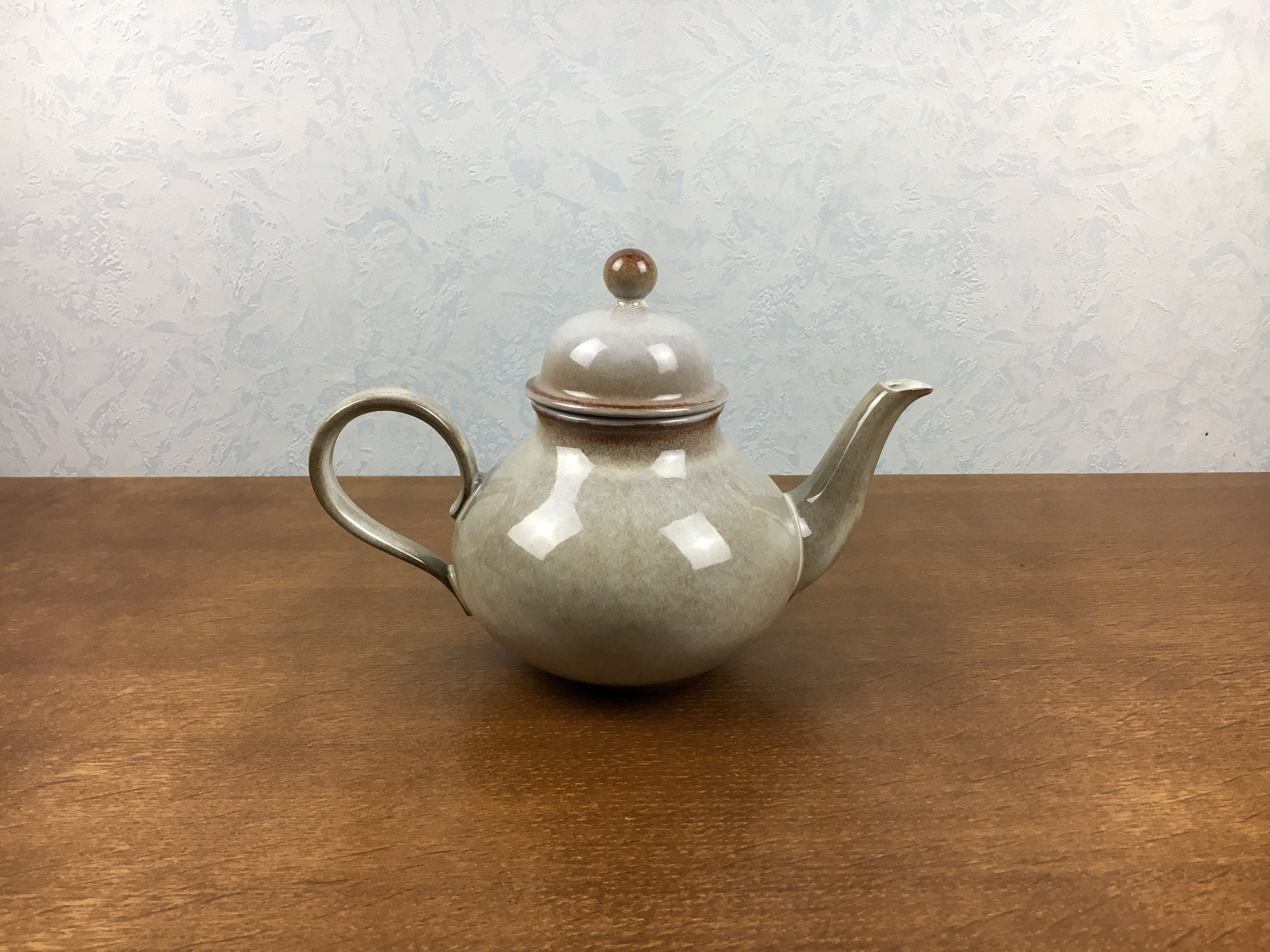 Mid Century Modern Ceramic Teapot 1L West Germany Vintage Etsy