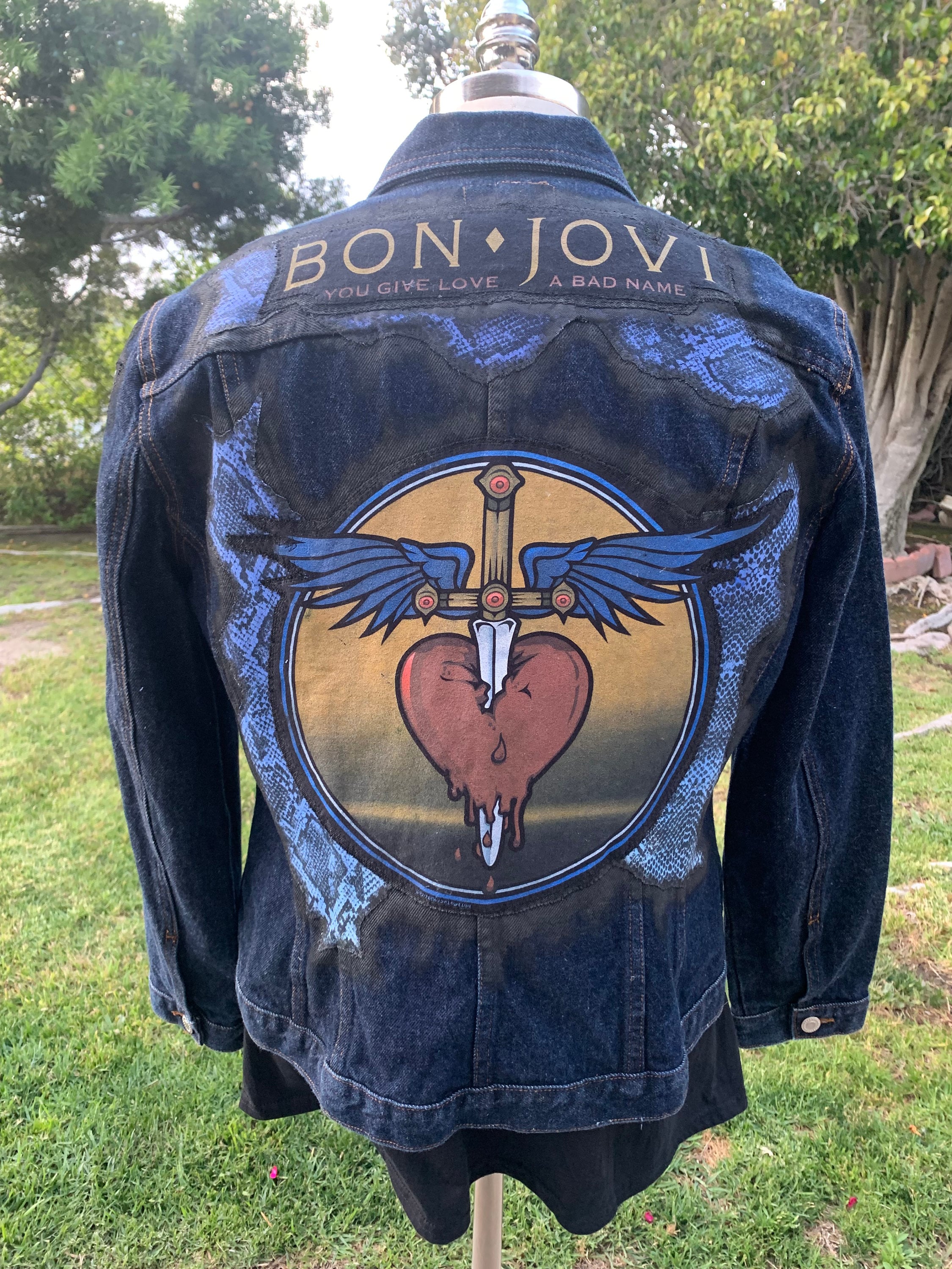Womens Jacket Bon Jovi Jean Jacket Levi's Jackets Coats Vintage