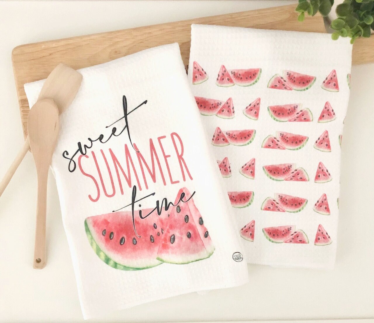 Sweet Summer Time Tea Towel, Lemon Design, Summer Tea Towel Design, Summer  Kitchen Décor, Summer Hostess Gift