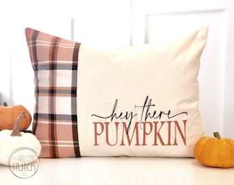 Fall Pillow, hey there Pumpkin Pillow Cover, Lumbar hello Pumpkin Cover, Fall Pumpkin Pillow, Fall Pillow Cover, Fall Farmhouse Pillow