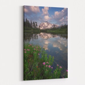 Mt Shuksan Reflection Print | Pacific Northwest Landscape Wall Art image 5