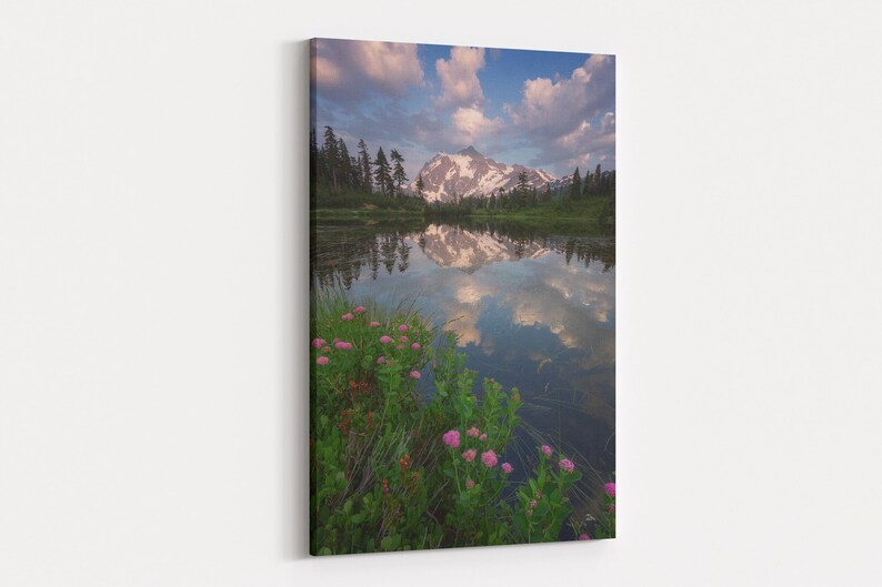 Mt Shuksan Reflection Print | Pacific Northwest Landscape Wall Art image 5