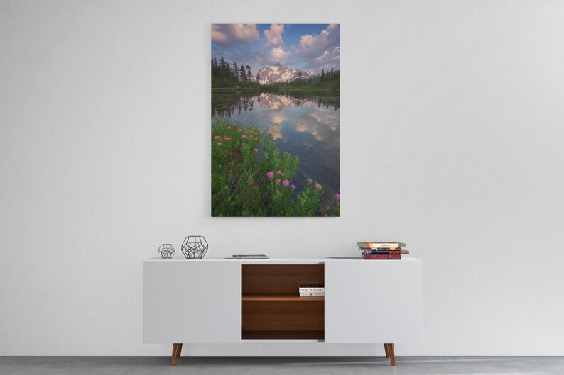 Mt Shuksan Reflection Print | Pacific Northwest Landscape Wall Art image 7