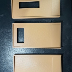 3Dprinted Doors - set of 3 for dioramas and doll houses (non functional)