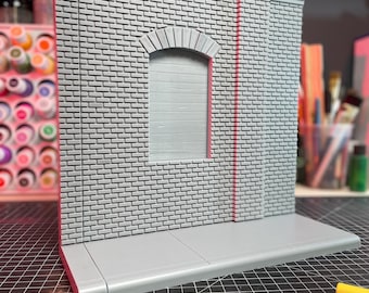 Wall XD Artist Proof Display Panel – 1/12 Scale – Injection Molded Modular Backdrop for Action Figures